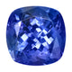 4.75ct AA Cushion Certified Tanzanite Gemstone 10.00mm