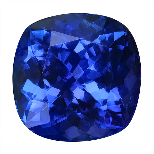 4.75ct AAAA Cushion Certified Tanzanite Gemstone 10.00mm