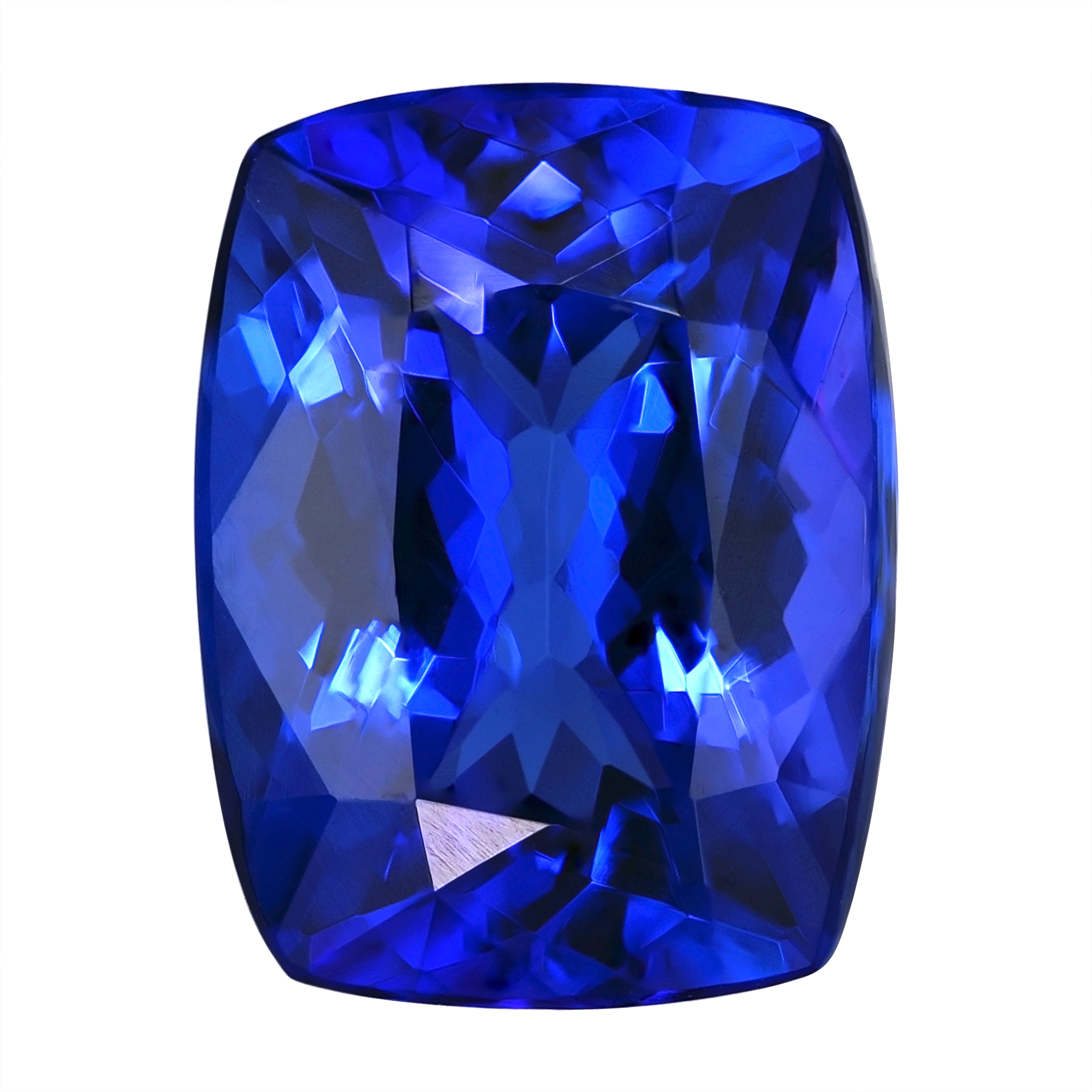 AAAA Cushion Tanzanite Gemstone – Top Tanzanite - Main Image