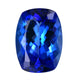 7.70ct AAAA Cushion Tanzanite Gemstone 14.64x10.71mm