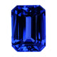 4.36ct Emerald Cut Certified AAAA Tanzanite Gemstone 11.10x8.10mm