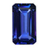 49.78ct Emerald Cut Certified AAAA Tanzanite Gemstone 31.00x18.00mm