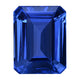 5.77ct Emerald cut Certified AAAA Tanzanite Gemstone 11.90x9.30mm