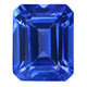 5.27ct Emerald cut Certified AAAA Tanzanite Gemstone 11.10x8.68mm
