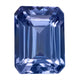 1.75ct AA Emerald cut Certified Tanzanite Gemstone 8.00x6.00mm