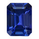 1.75ct AAAA Emerald cut Certified Tanzanite Gemstone 8.00x6.00mm