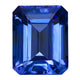 3.60ct AAA Emerald cut Certified Tanzanite Gemstone 10.00x8.00mm