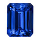 3.60ct AAAA Emerald cut Certified Tanzanite Gemstone 10.00x8.00mm