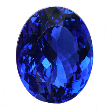 251.97ct Oval Certified AAAA Tanzanite Gemstone 35.00x44.00mm