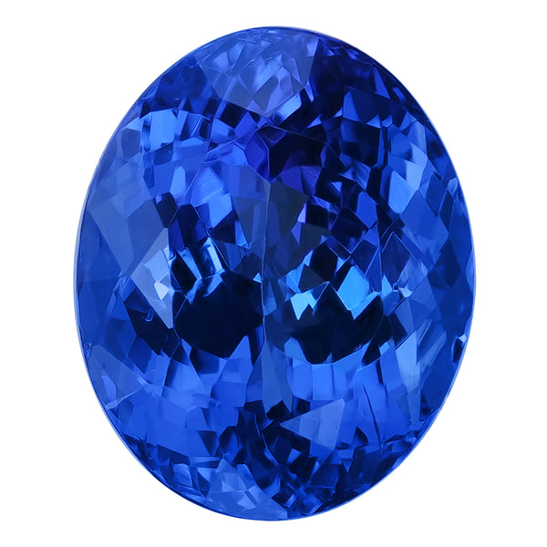 5.11ct Oval Certified AAAA Tanzanite Gemstone 11.44x9.36mm