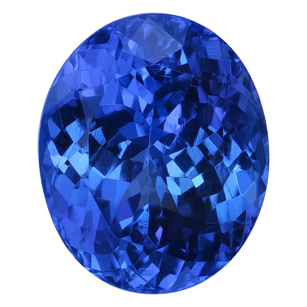 5.33ct Oval Certified AAAA Tanzanite Gemstone 11.40x9.49mm