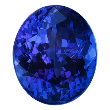 5.83ct Oval Certified AAAA Tanzanite Gemstone 11.61x9.82mm