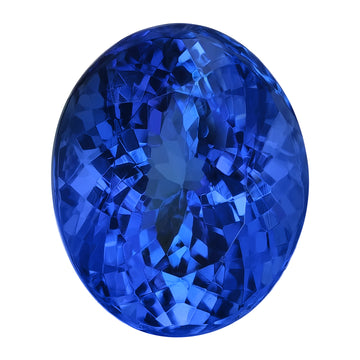 5.54ct Oval Certified AAAA Tanzanite Gemstone 11.80x9.66mm