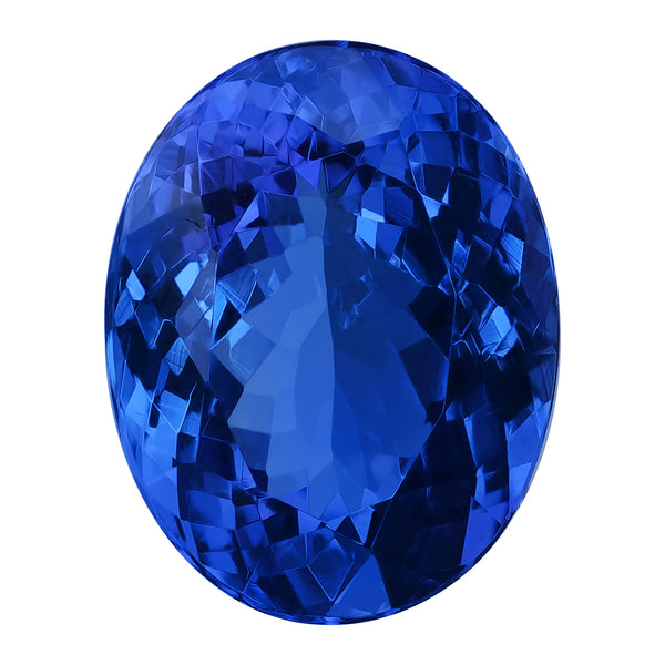 5.13ct Oval Certified AAAA Tanzanite Gemstone 12.10x9.49mm