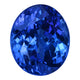 5.79ct Oval Certified AAAA Tanzanite Gemstone 10.80x9.06mm