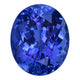 6.15ct Oval Certified AAAA Tanzanite Gemstone 12.00x9.90mm