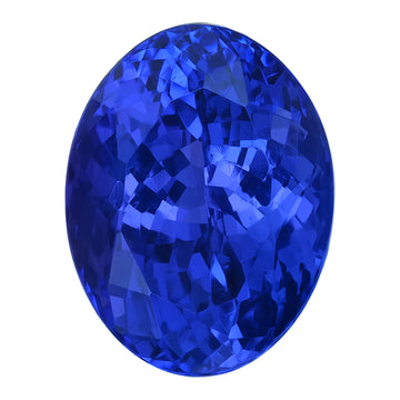5.16ct Oval Certified AAAA Tanzanite Gemstone 11.85x9.07mm