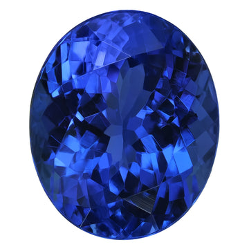 5.73ct Oval Certified AAAA Tanzanite Gemstone 11.94x9.89mm