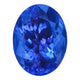 7.63ct Oval Certified AAAA Tanzanite Gemstone 15.20x11.53mm