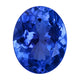 3.70ct Oval Certified AAAA Tanzanite Gemstone 11.70x9.40mm