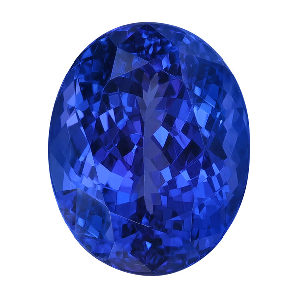 16.24ct Oval Certified AAAA Tanzanite Gemstone 16.40x13.00mm