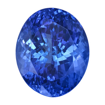 10.24ct Oval Certified AAAA Tanzanite Gemstone 14.00x11.50mm