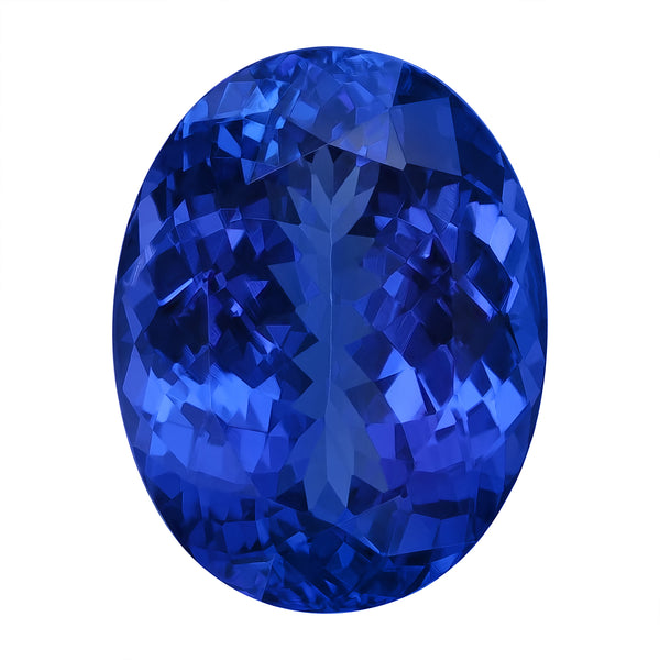 14.55ct Oval Certified AAAA Tanzanite Gemstone 17.90x13.70mm