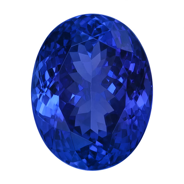 11.50ct Oval Certified AAAA Tanzanite Gemstone 15.20x11.80mm