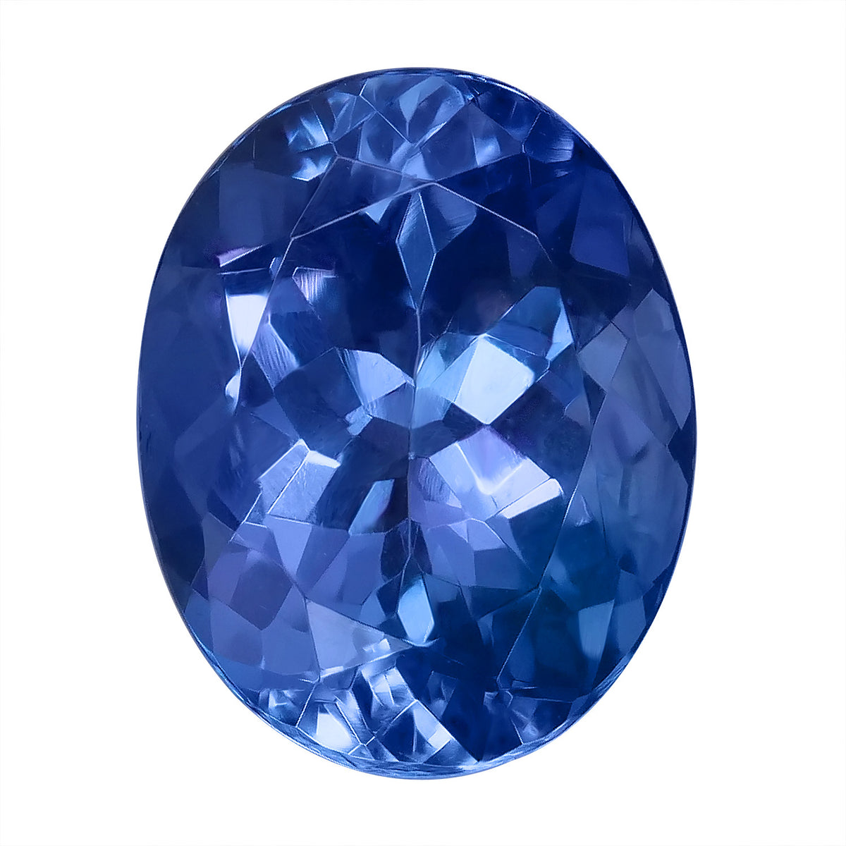 1.85ct AA Oval Certified Tanzanite Gemstone 9x7mm – Top Tanzanite