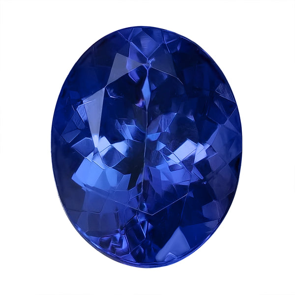 1.85ct AAA Oval Certified Tanzanite Gemstone 9x7mm