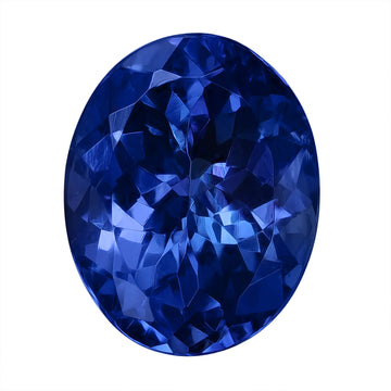 2.90ct AAA Oval Certified Tanzanite Gemstone 10x8mm