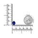 2.90ct AAAA Oval Certified Tanzanite Gemstone 10x8mm