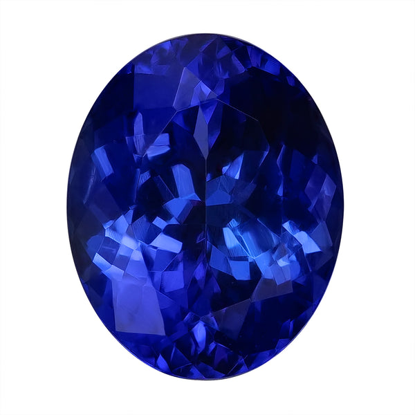 2.90ct AAAA Oval Certified Tanzanite Gemstone 10x8mm