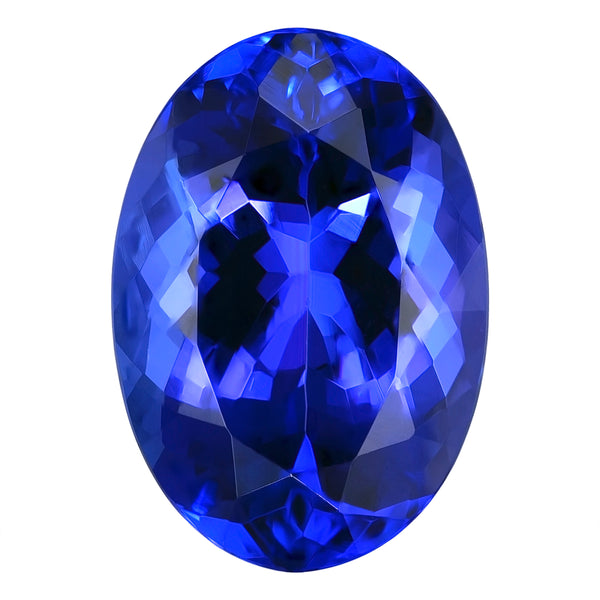 3.14ct AAAA Oval Tanzanite Gemstone 11.05x7.64mm