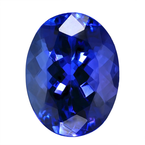 4.70ct AAAA Oval Tanzanite Gemstone 12.22x9.23mm