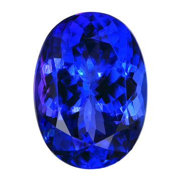 7.11ct AAAA Oval Tanzanite Gemstone 13.46x9.81mm
