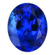 7.48ct AAAA Oval Tanzanite Gemstone 13.73x11.20mm