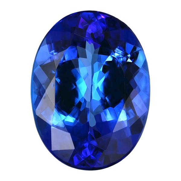 8.84ct AAAA Oval Tanzanite Gemstone 15.45x11.58mm