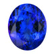 7.82ct AAAA Oval Tanzanite Gemstone 14.40x11.95mm