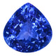 5.04ct Pear Certified AAAA Tanzanite Gemstone 11.02x10.81mm