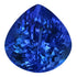 7.03ct Pear Certified AAAA Tanzanite Gemstone 12.30x11.93mm