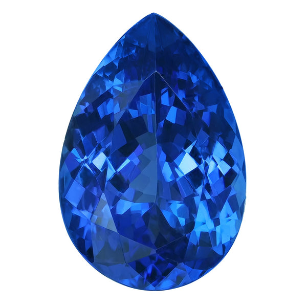 8.25ct Pear Certified AAAA Tanzanite Gemstone 16.52x11.17mm