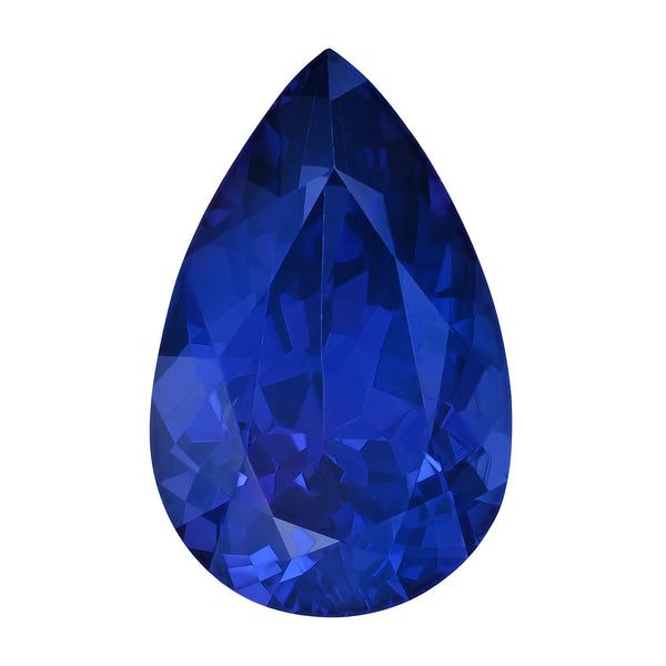 15.25ct Pear Shape Certified AAAA Tanzanite Gemstone 21.20x13.60mm