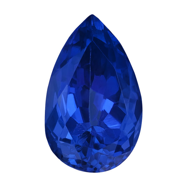 10.83ct Pear Shape Certified AAAA Tanzanite Gemstone 18.00x11.30mm