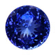 8.19ct Round Certified AAAA Tanzanite Gemstone 12.10x12.10mm