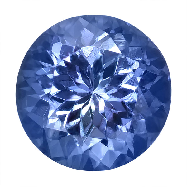 1.50ct AA Round Certified Tanzanite Gemstone 7mm