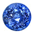 3.25ct AA Round Certified Tanzanite Gemstone 9mm