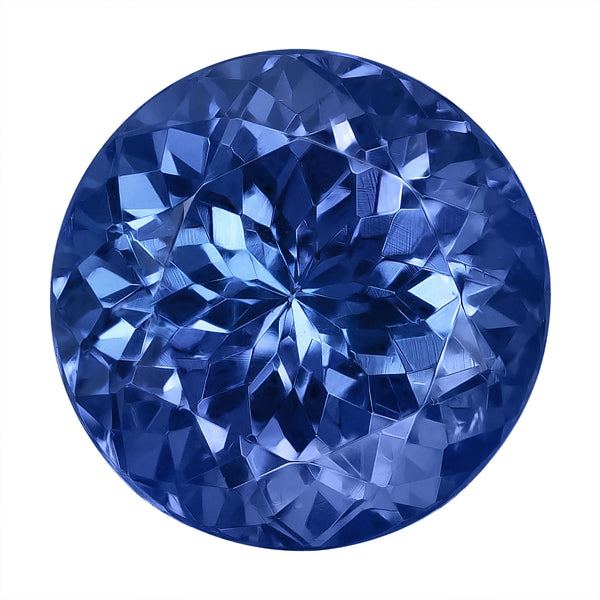 3.25ct AAA Round Certified Tanzanite Gemstone 9mm