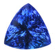 7.06ct Trillion Certified AAAA Tanzanite Gemstone 11.80x11.78mm