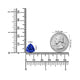 5.57ct Trillion Certified AAAA Tanzanite Gemstone 11.04mm